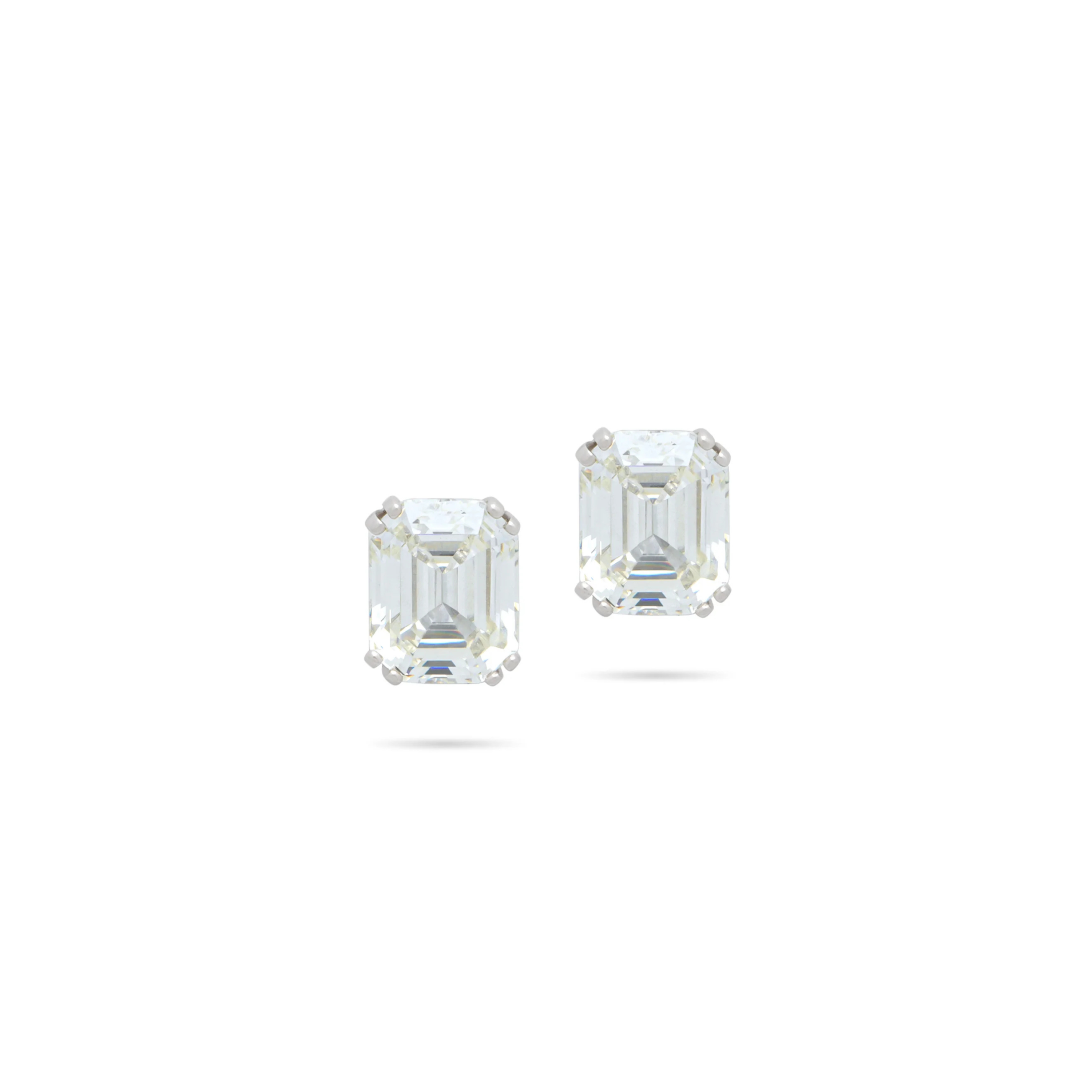 zilveren emerald studs voor vrouwen - the it list