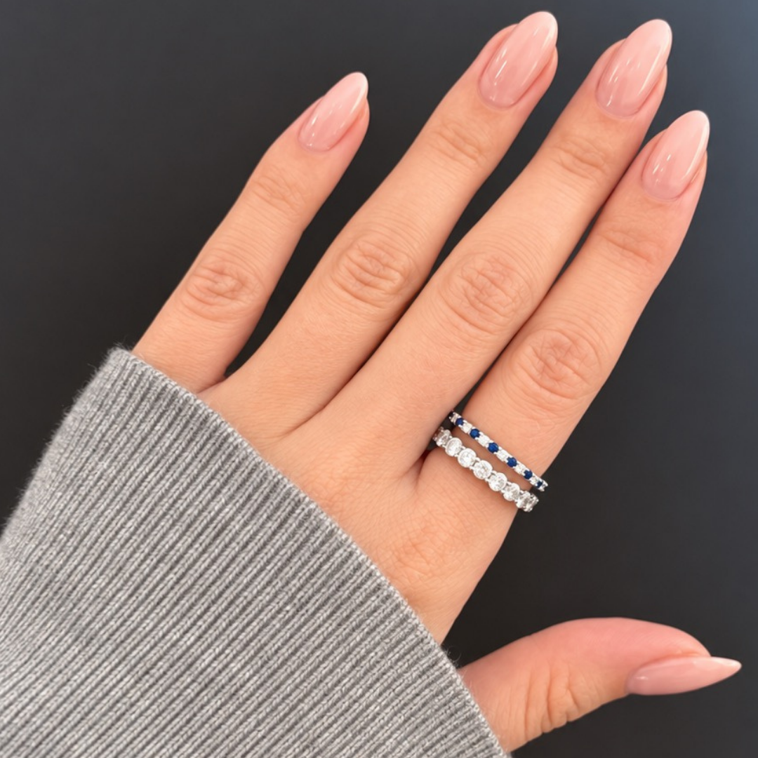 Mini Tennis Ring | Dark Blue