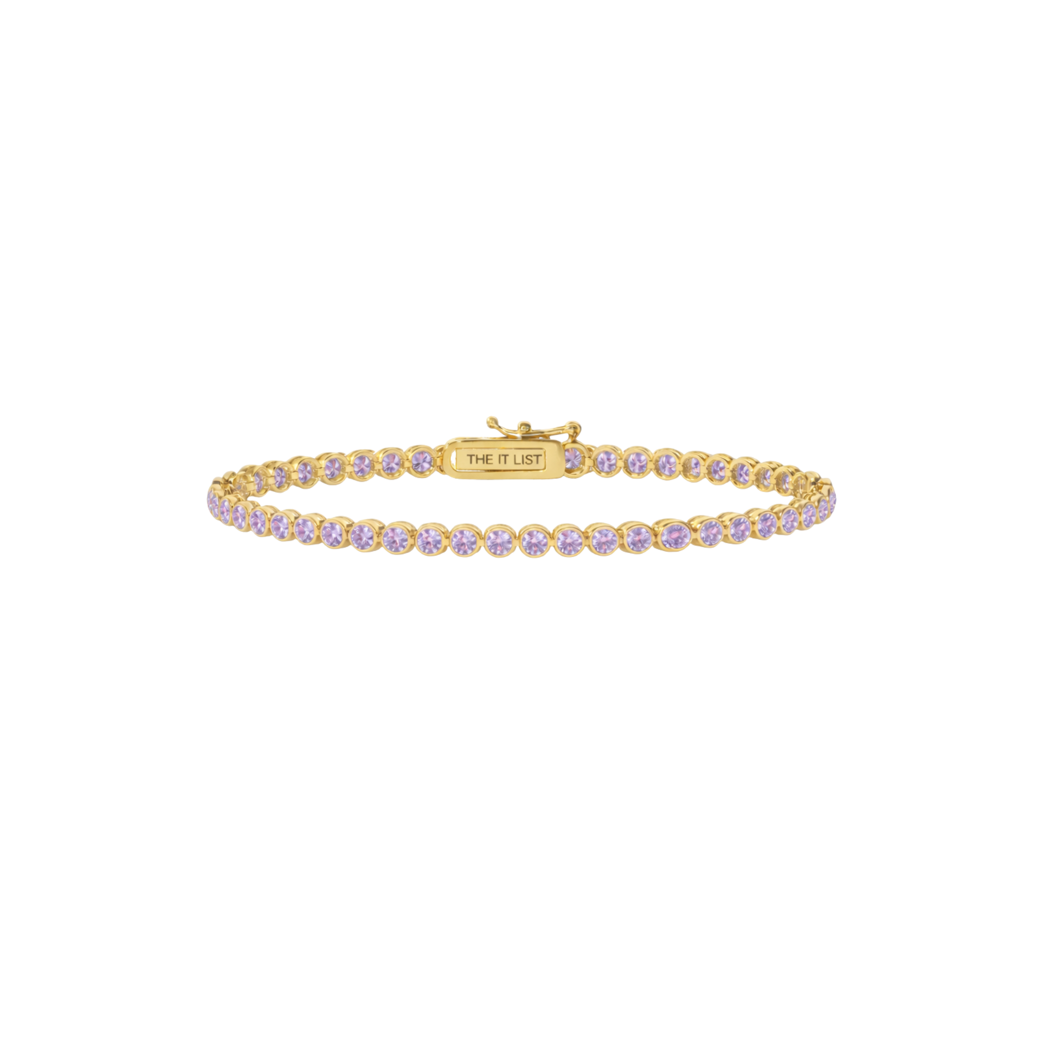 Pulsera de tenis con bisel de 2 mm - Oro