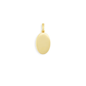 Oval Charm - Gold