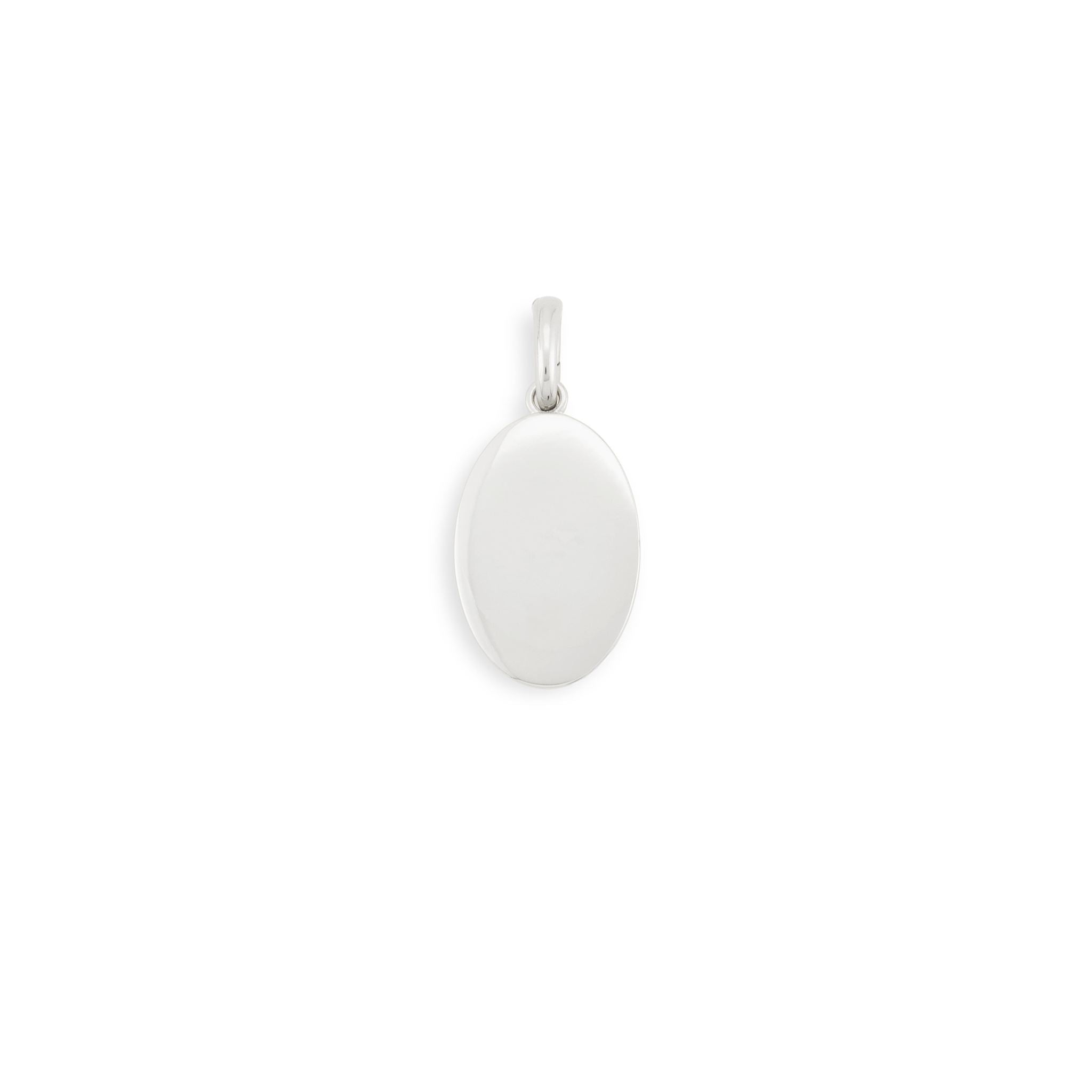 The IT Oval Pendant Necklace x Leontine - Silver