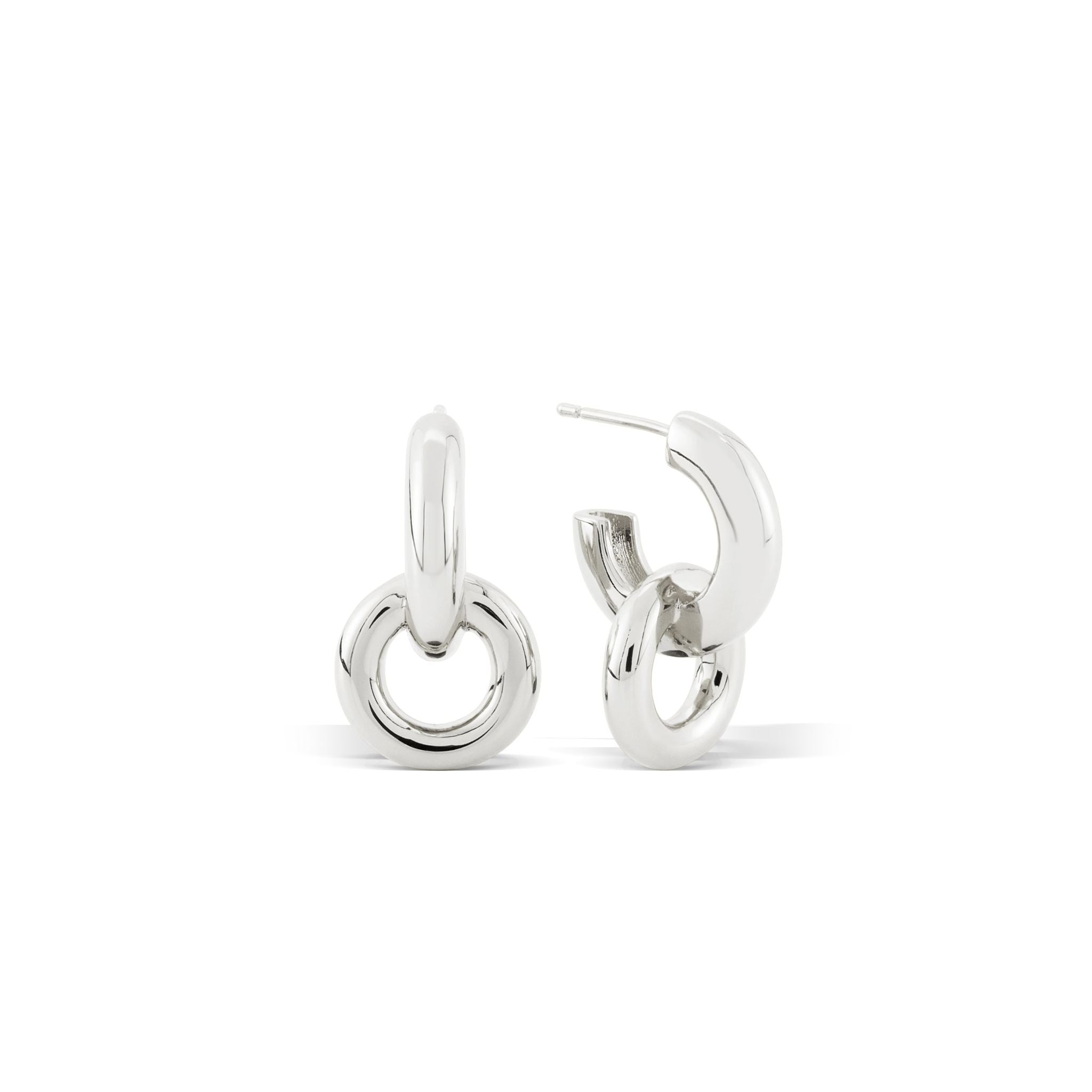 The Double Donut Hoops - Goud/Zilver