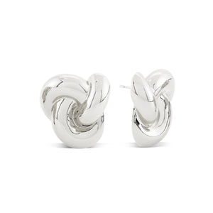Boucles d'oreilles double nœud | Argent