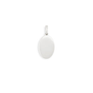 Oval Charm - Silver