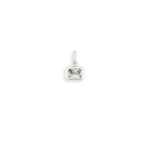 Breloque émeraude | Argent