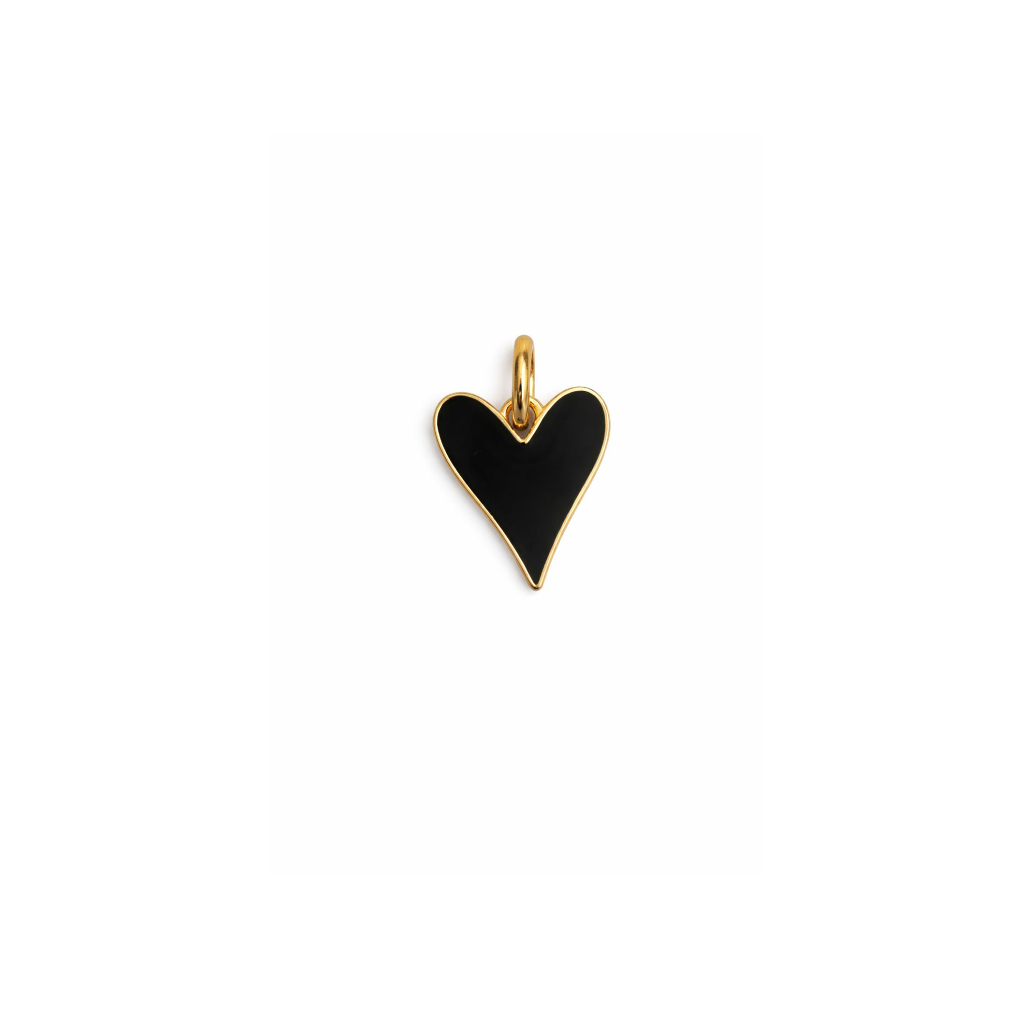 Heart Charm - Black
