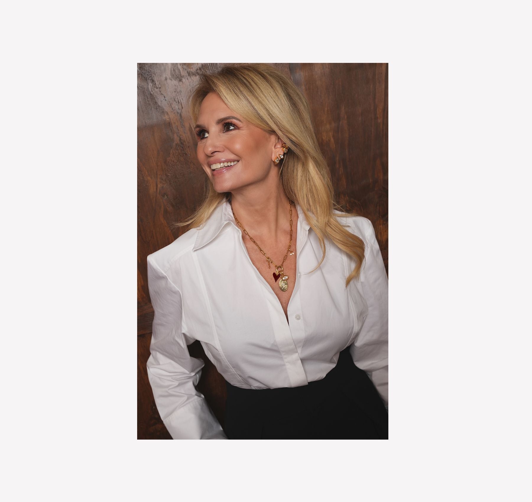 Heart Charm - Burgundy