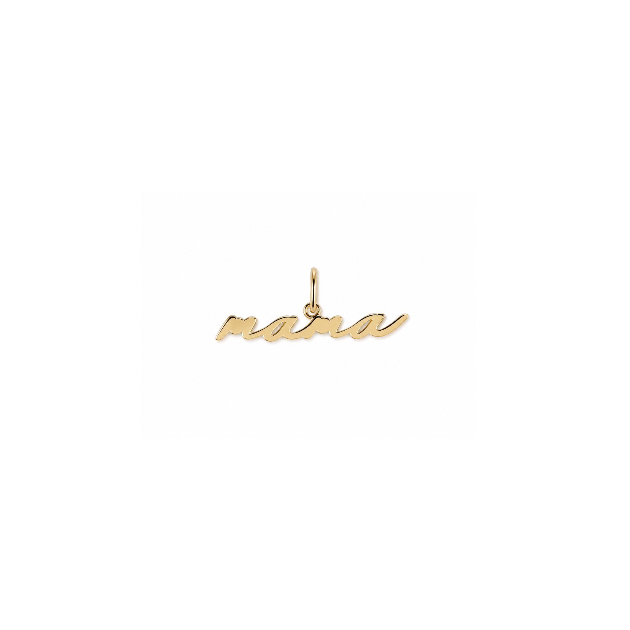 Il ciondolo con la lettera di diamante - Oro