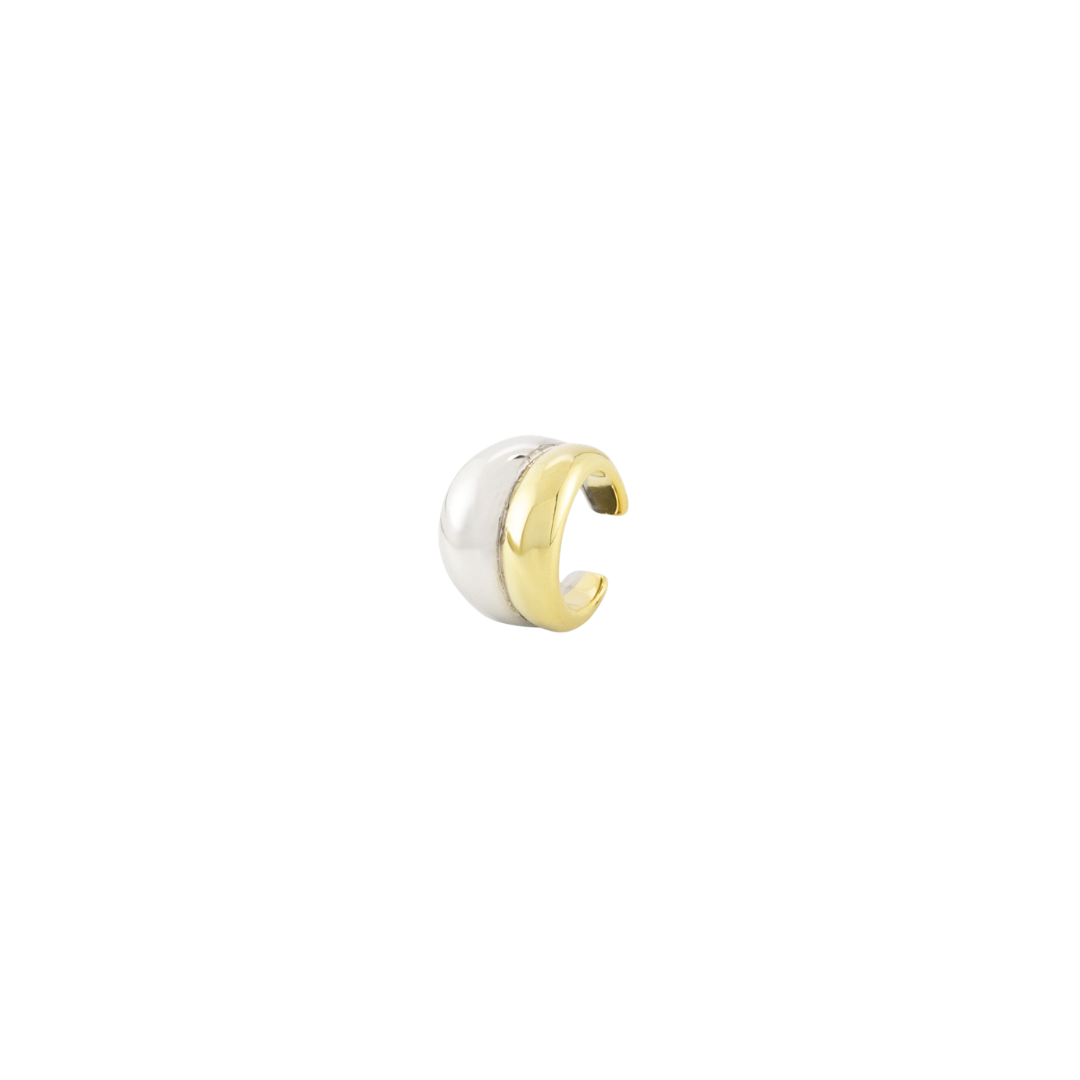 Pendiente de oreja llamativo - Oro/Plata