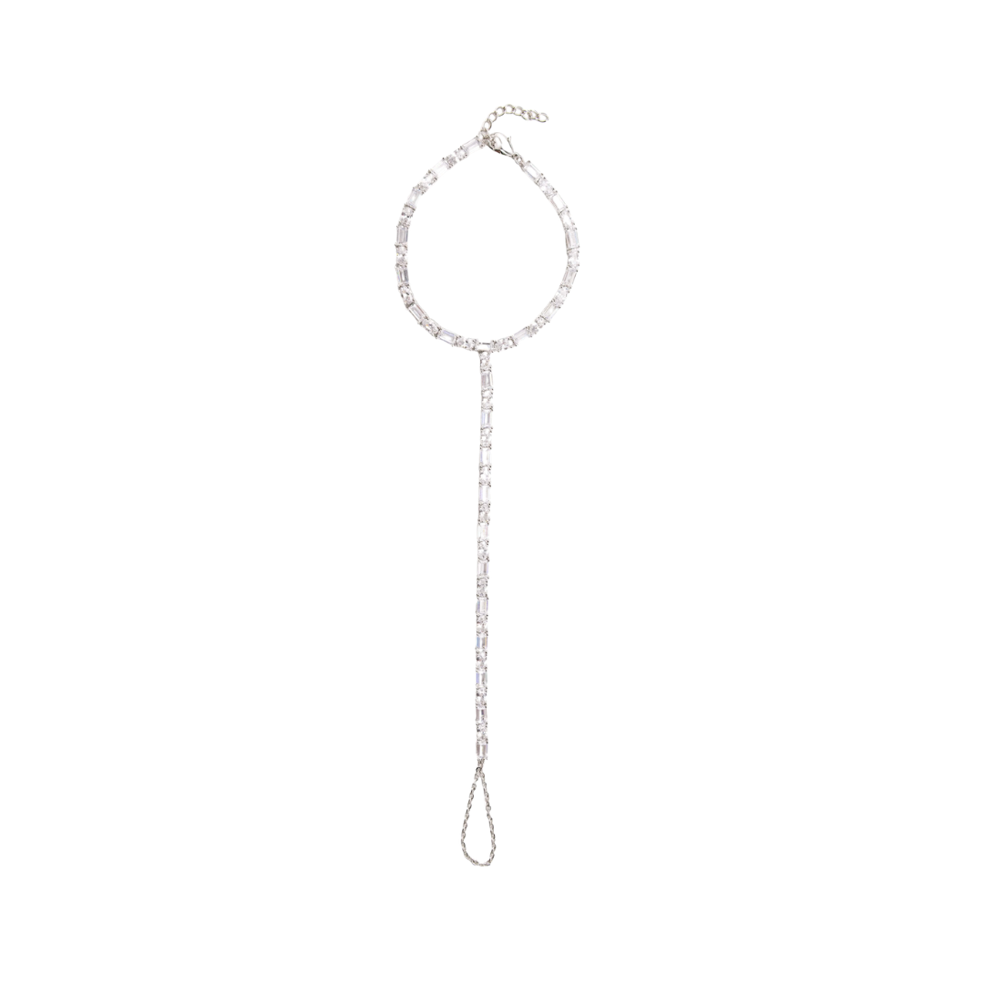 Midnight Dream Hand Chain | Silver