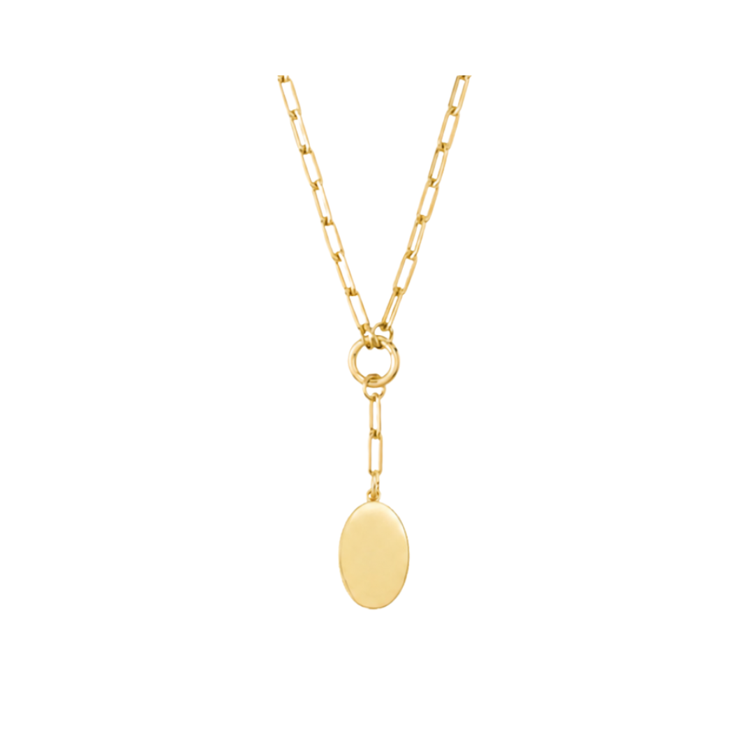Collar con colgante ovalado IT x Leontine