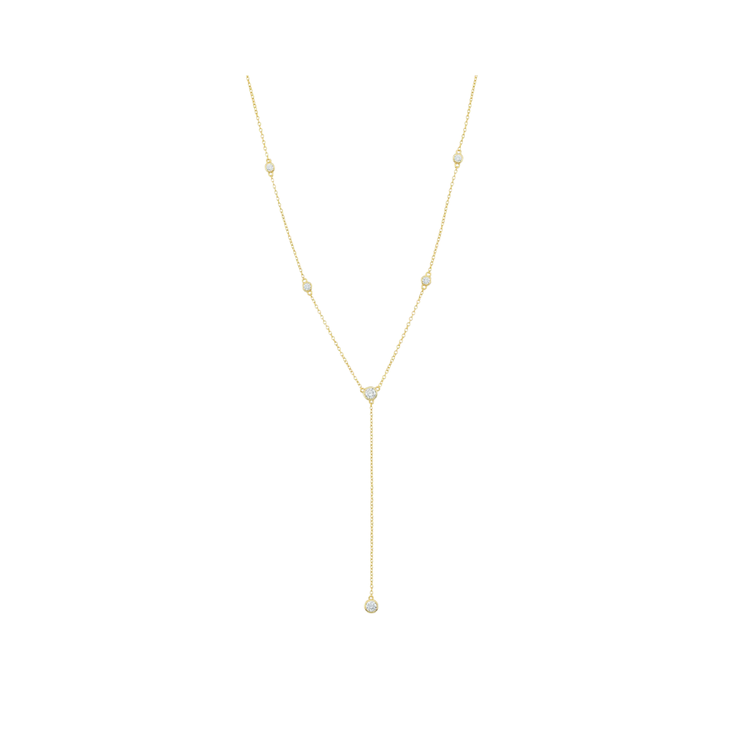 Line Necklace | Gold