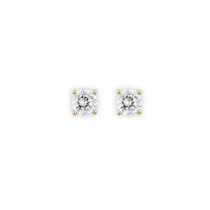 Pendientes de diamantes delicados | Oro