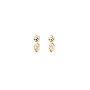 Duo Studs | Gold
