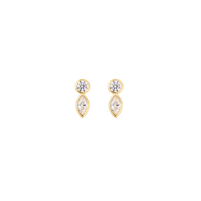 Duo-Ohrstecker | Gold