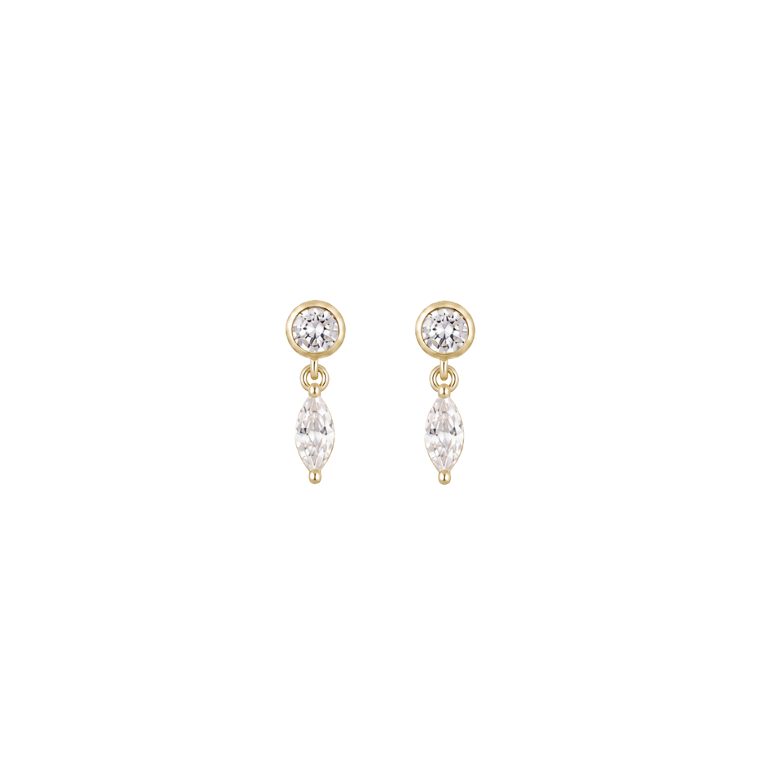 Pendientes Luna Glow Baby | Oro
