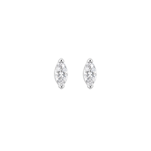 Orecchini a lobo Marquise | Argento