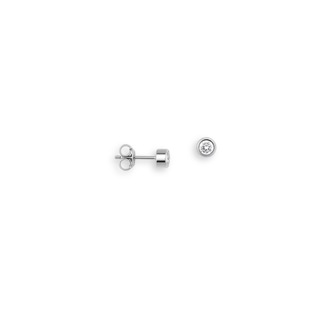 Pendientes Luna | Plata