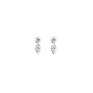 Duo Studs | Silver