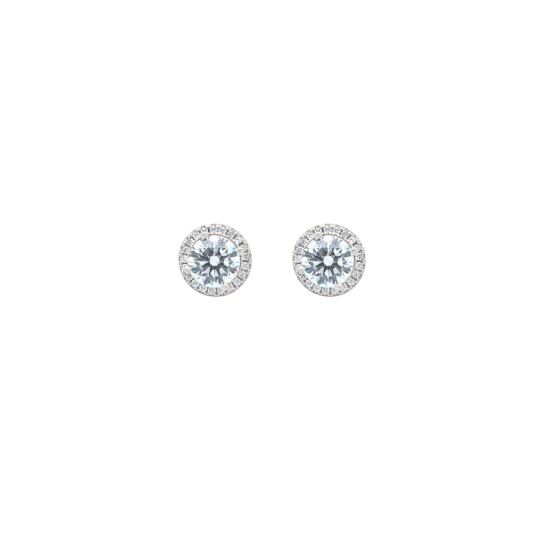 For Her Studs | Silver