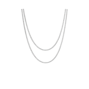 Tennisschläger-Set 2 mm | Silber