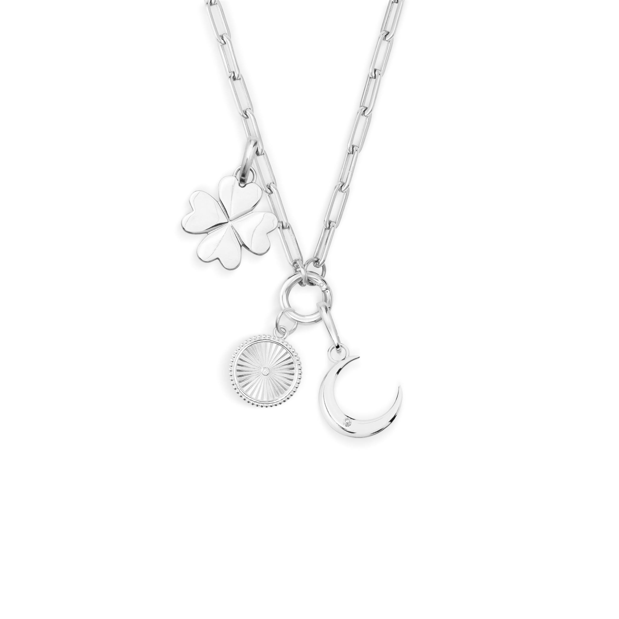 The IT Chapter Necklace Set - Zilver