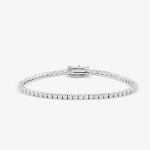 Bracciale tennis 2 mm | Argento