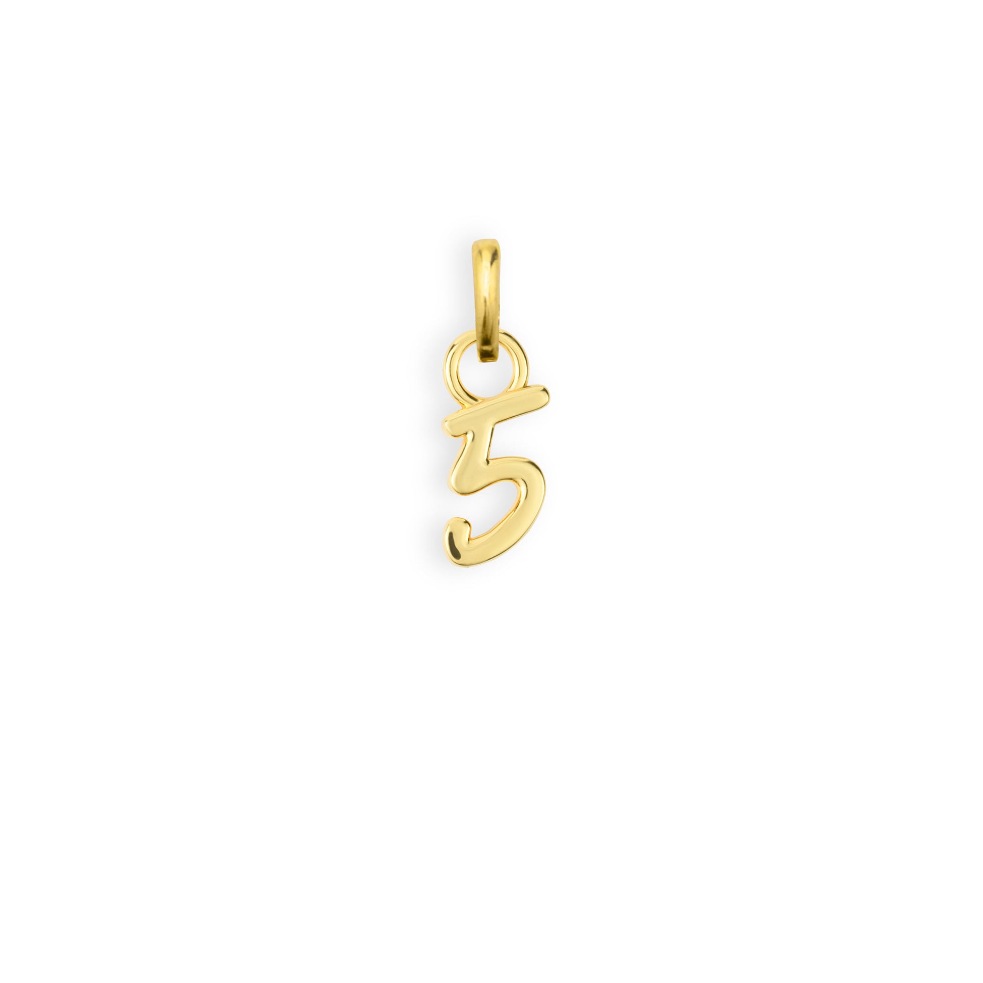 The Number Charm - Goud
