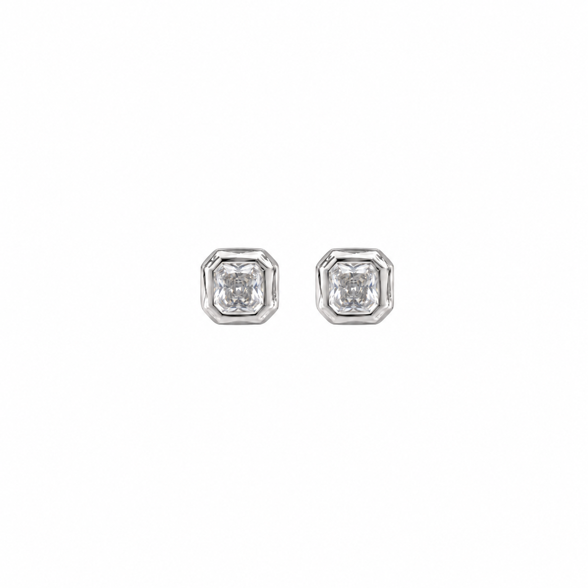Borchie grosse quadrate | Oro