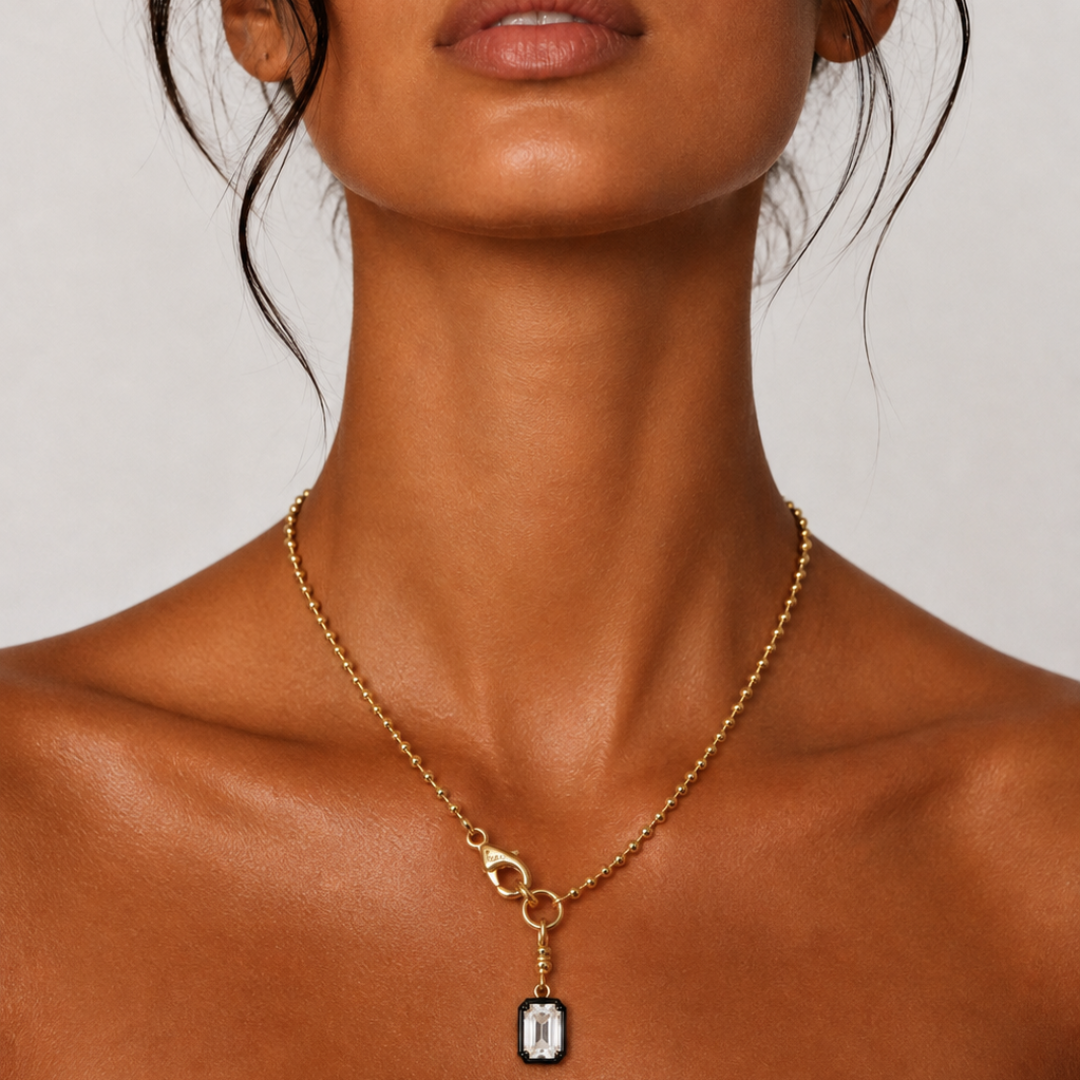 Diamond Clasp Set | Gold