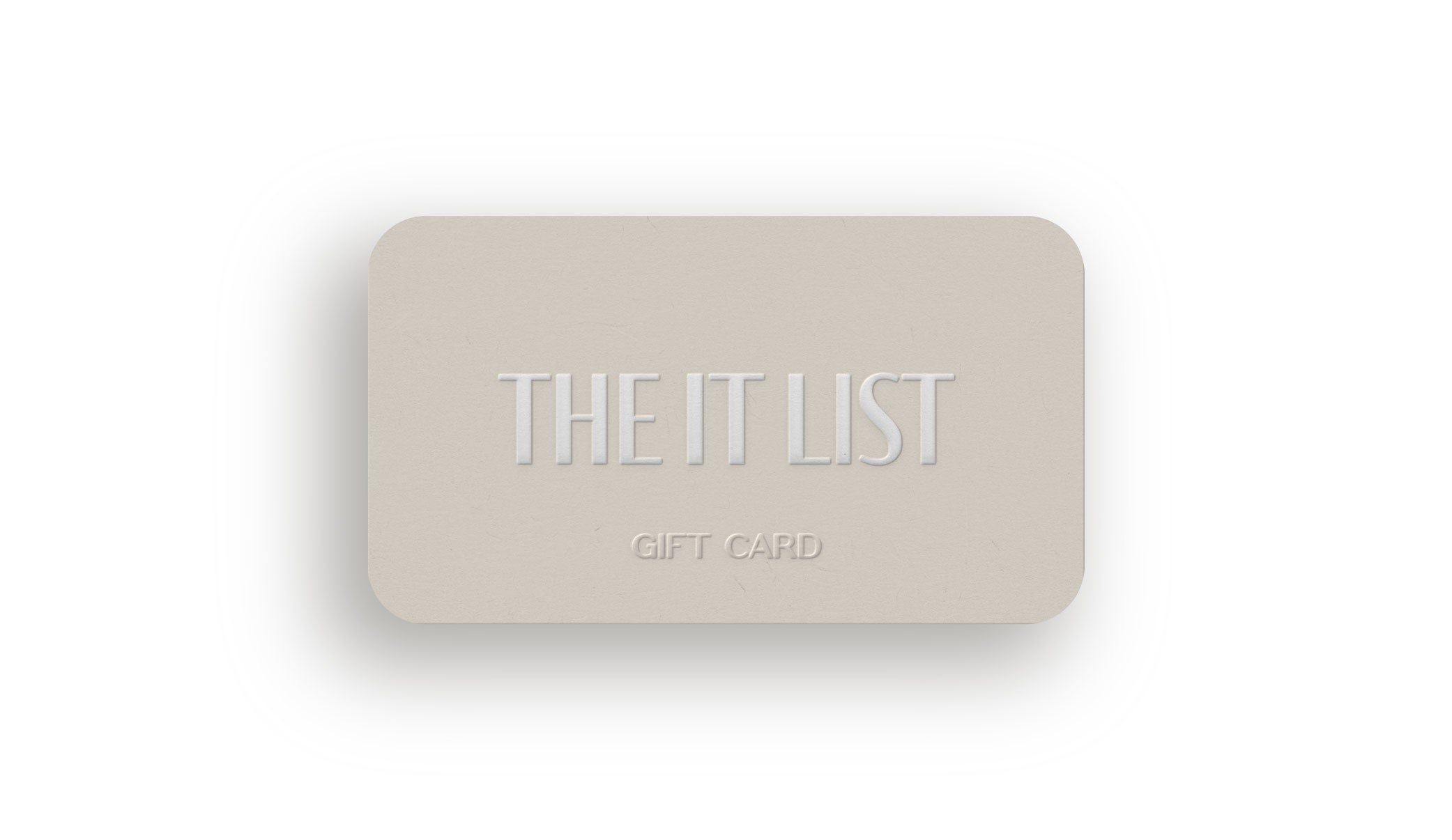 THE IT LIST GIFT CARD - DIGITAAL